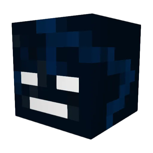 DrangonFire17 Minecraft avatar head, 3D render