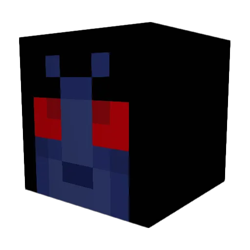 Drannel Minecraft avatar head, 3D render