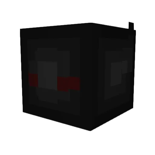 Drapide Minecraft avatar head, 3D render