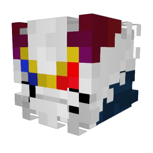 Drapsonn Minecraft avatar head, 3D render