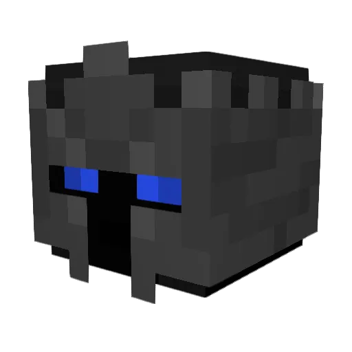 Dras0 Minecraft avatar head, 3D render