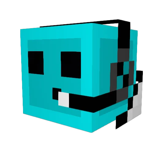 DravenGodz Minecraft avatar head, 3D render