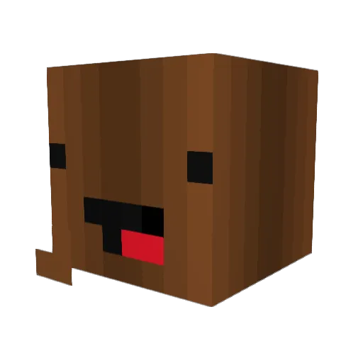 DrawMyThing Minecraft avatar head, 3D render