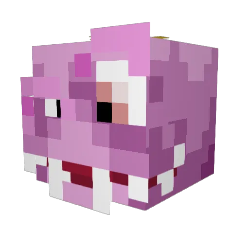 Draweddo31 Minecraft avatar head, 3D render