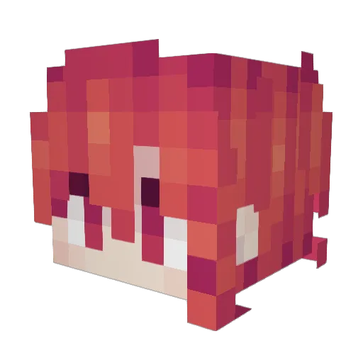 DrawingBear1 Minecraft avatar head, 3D render