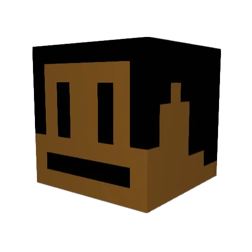 DrawingKing15 Minecraft avatar head, 3D render