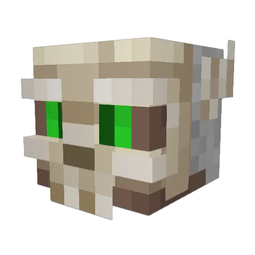 DrawingSpite Minecraft avatar head, 3D render