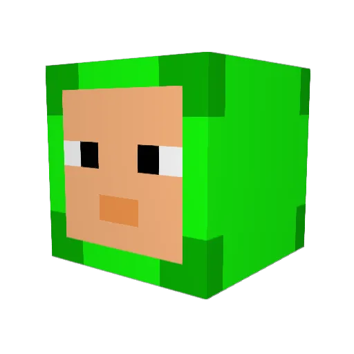 Drax_xx Minecraft avatar head, 3D render