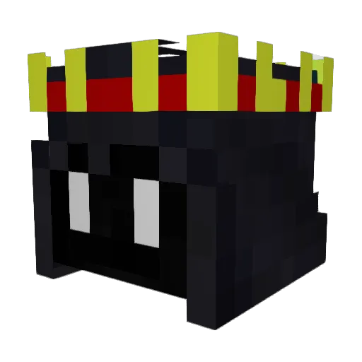 DraxanPR Minecraft avatar head, 3D render