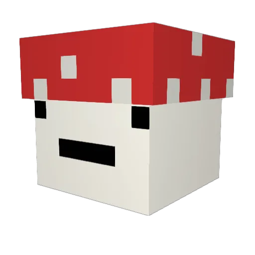 Draxx_ Minecraft avatar head, 3D render