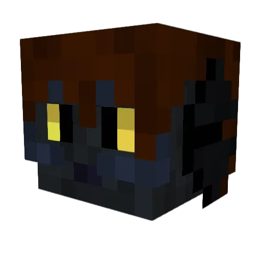 Draxx_Mew Minecraft avatar head, 3D render