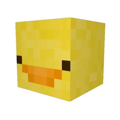 Draxxen Minecraft avatar head, 3D render