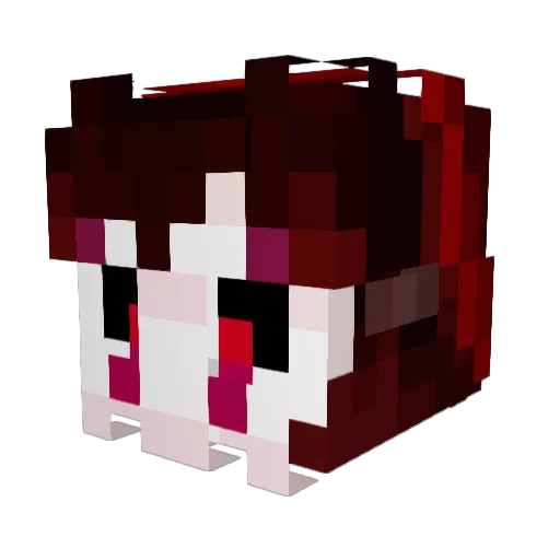 DrayvexEXE Minecraft avatar head, 3D render