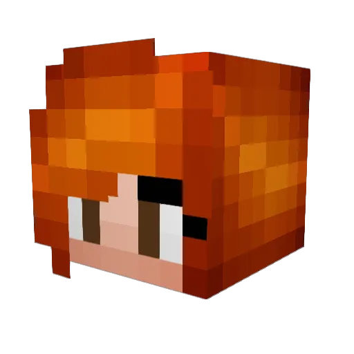 DrazenAle Minecraft avatar head, 3D render