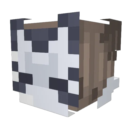Drazgath Minecraft avatar head, 3D render