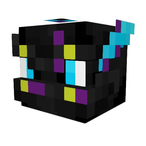 Draztix Minecraft avatar head, 3D render