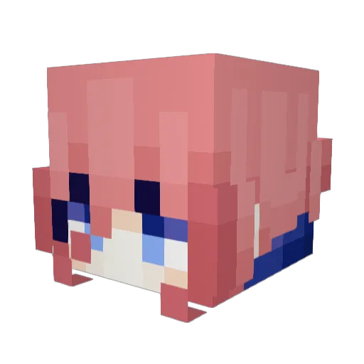 Drbambooo Minecraft avatar head, 3D render