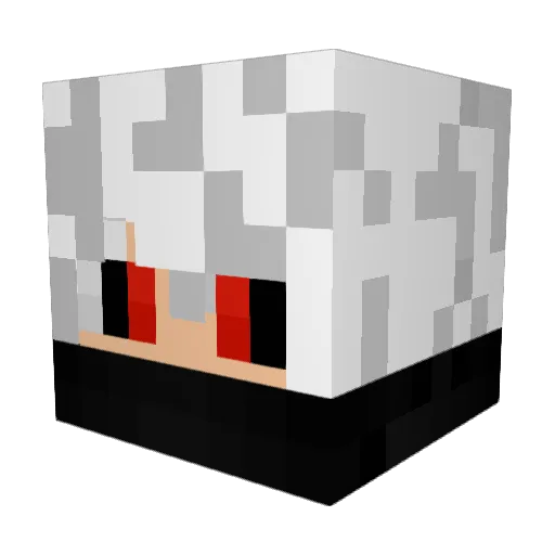 Drbawii Minecraft avatar head, 3D render