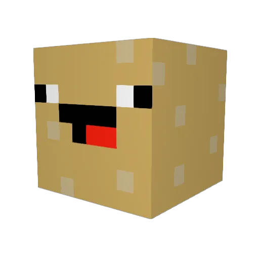 Drcanes123 Minecraft avatar head, 3D render