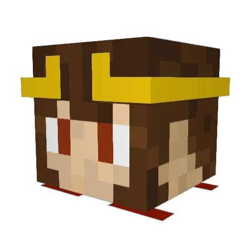 DrconicGhoul Minecraft avatar head, 3D render