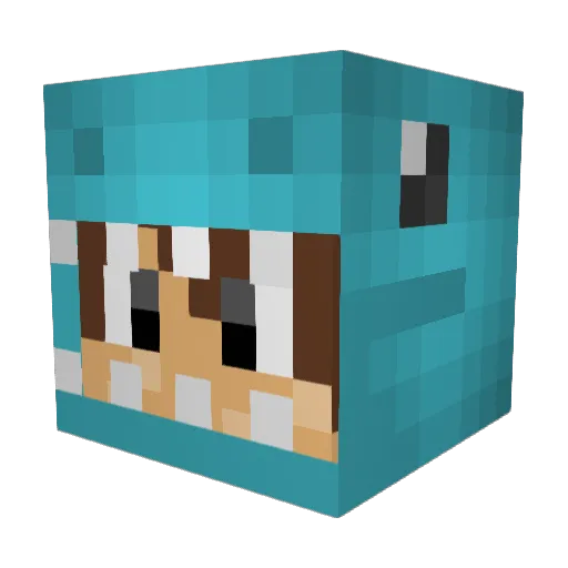 Drdkrk2000 Minecraft avatar head, 3D render