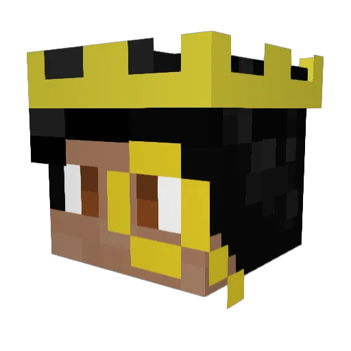 DreMan360 Minecraft avatar head, 3D render