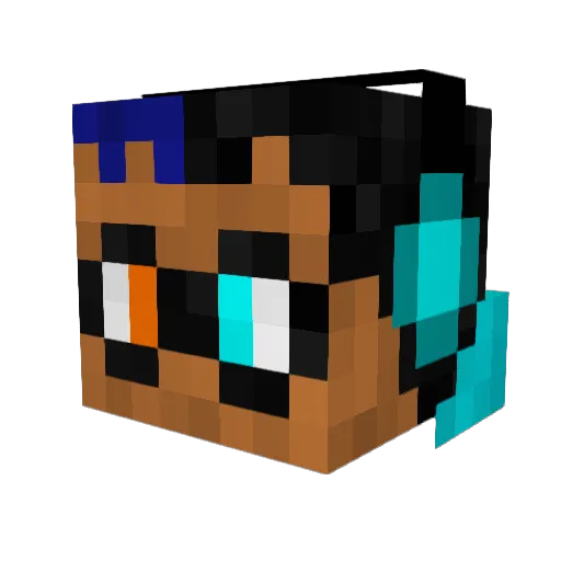 Dre_TheKidRS Minecraft avatar head, 3D render