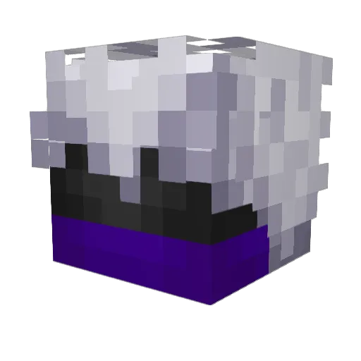 DreaMz60 Minecraft avatar head, 3D render