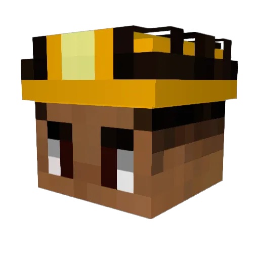 Drea_Games Minecraft avatar head, 3D render