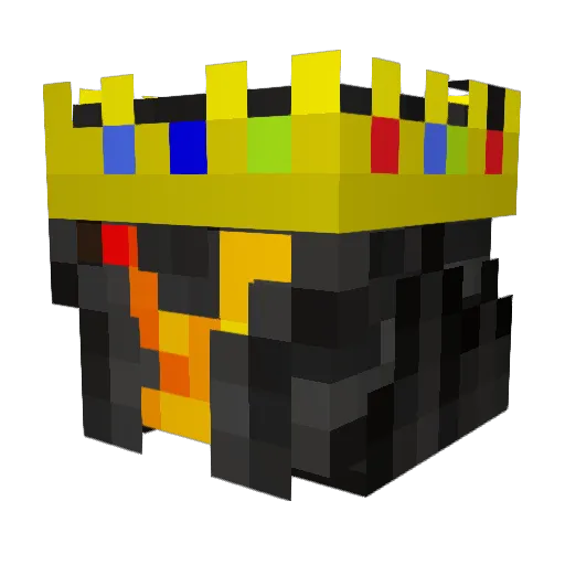 DreadBeast83 Minecraft avatar head, 3D render