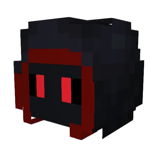 DreadLegacy Minecraft avatar head, 3D render