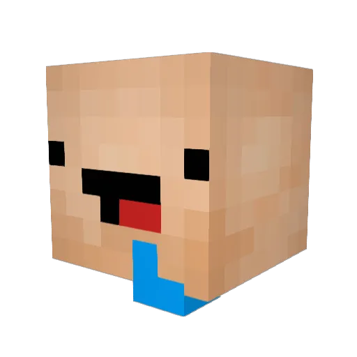 DreadLocksGuy Minecraft avatar head, 3D render