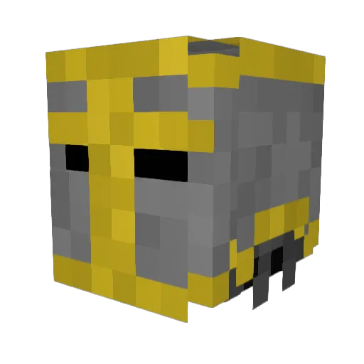 DreadMarine Minecraft avatar head, 3D render
