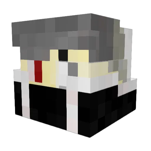 DreadReaperZLV Minecraft avatar head, 3D render