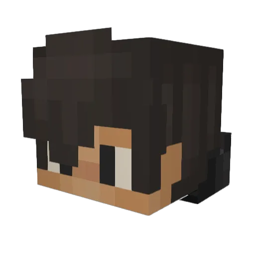 DreadRex1788842 Minecraft avatar head, 3D render