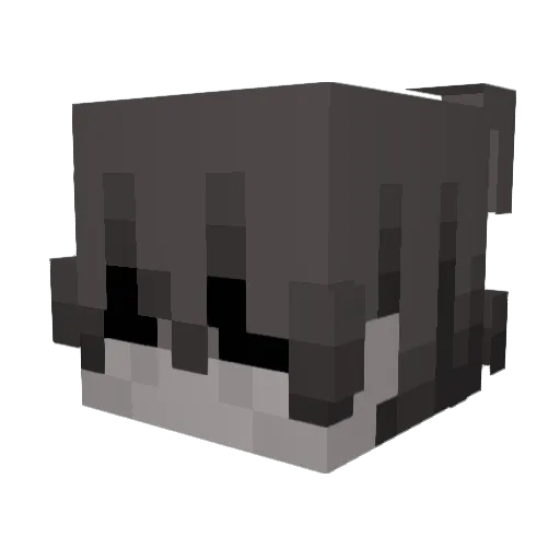 DreadRhyme99165 Minecraft avatar head, 3D render