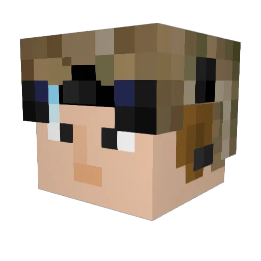 DreadSlayer1266 Minecraft avatar head, 3D render