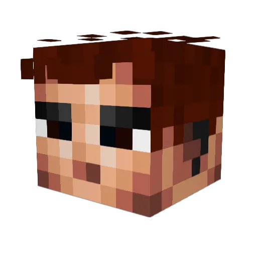 Dread_Boy Minecraft avatar head, 3D render
