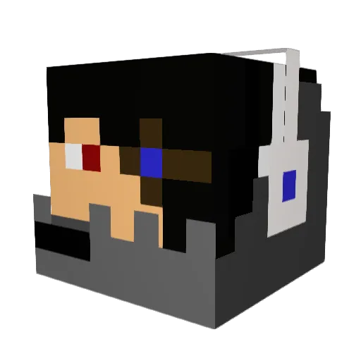 Dread_Nox Minecraft avatar head, 3D render
