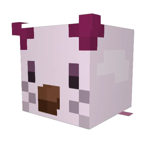 DreadbowZ Minecraft avatar head, 3D render