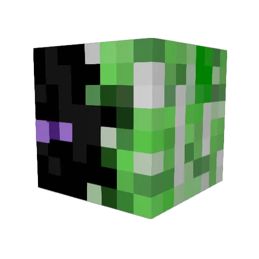 Dreadfire2000 Minecraft avatar head, 3D render
