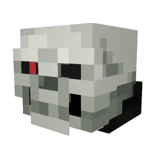 DreadfulDirge Minecraft avatar head, 3D render