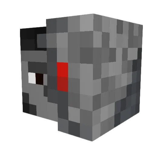 Dreadkong88 Minecraft avatar head, 3D render