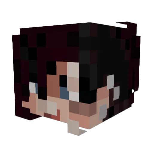 Dreadnought_1 Minecraft avatar head, 3D render
