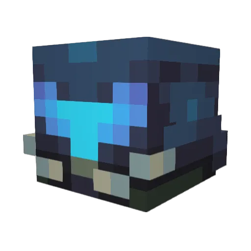 Dreadnox1 Minecraft avatar head, 3D render