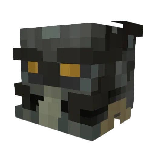 Dreadyyyy Minecraft avatar head, 3D render