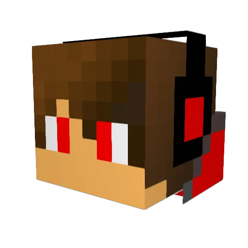 Dreadzone650 Minecraft avatar head, 3D render
