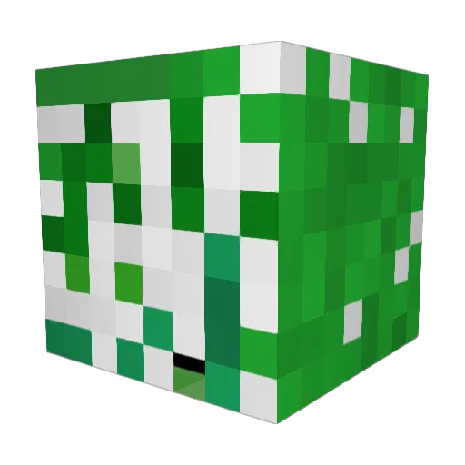Dream1102 Minecraft avatar head, 3D render