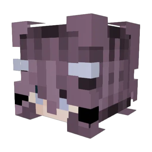 Dream280 Minecraft avatar head, 3D render