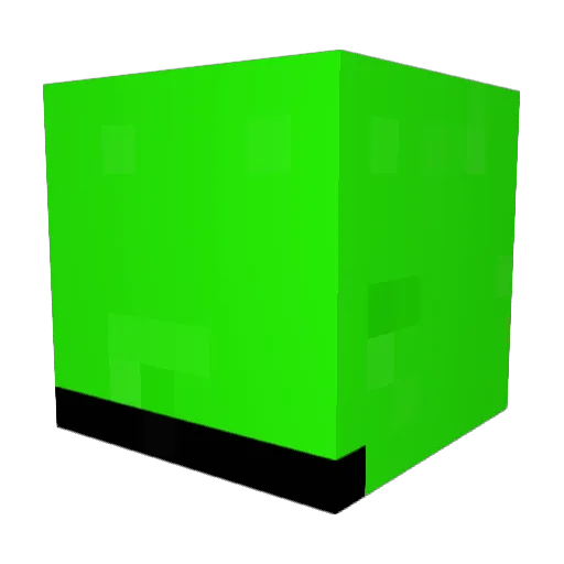 Dream2womc Minecraft avatar head, 3D render